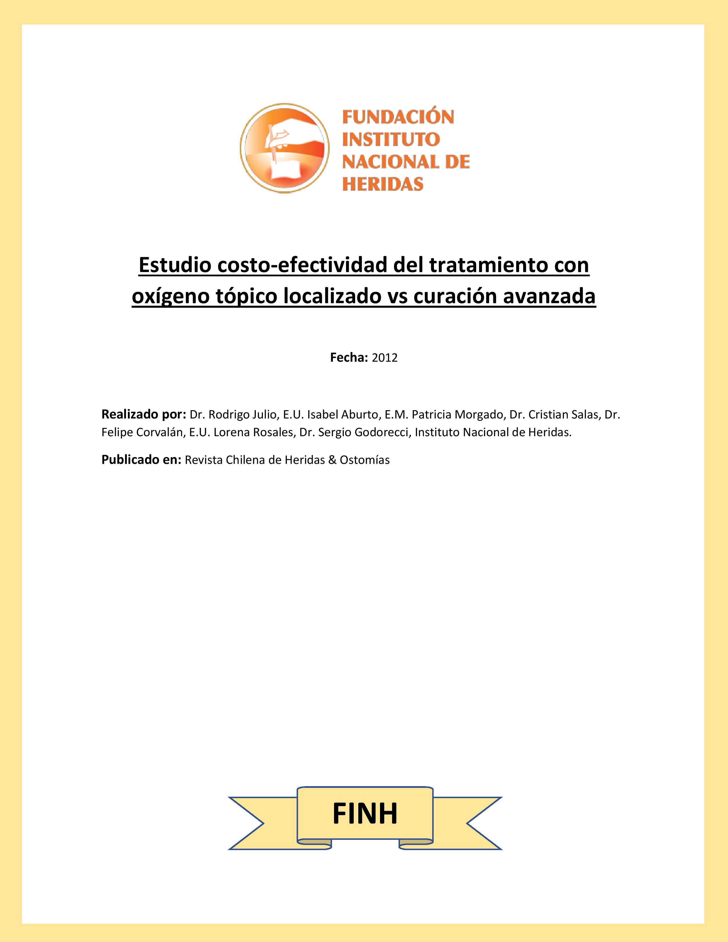 Trabajo 2: Estudio Costo-Efectividad Tratamiento Oxígeno