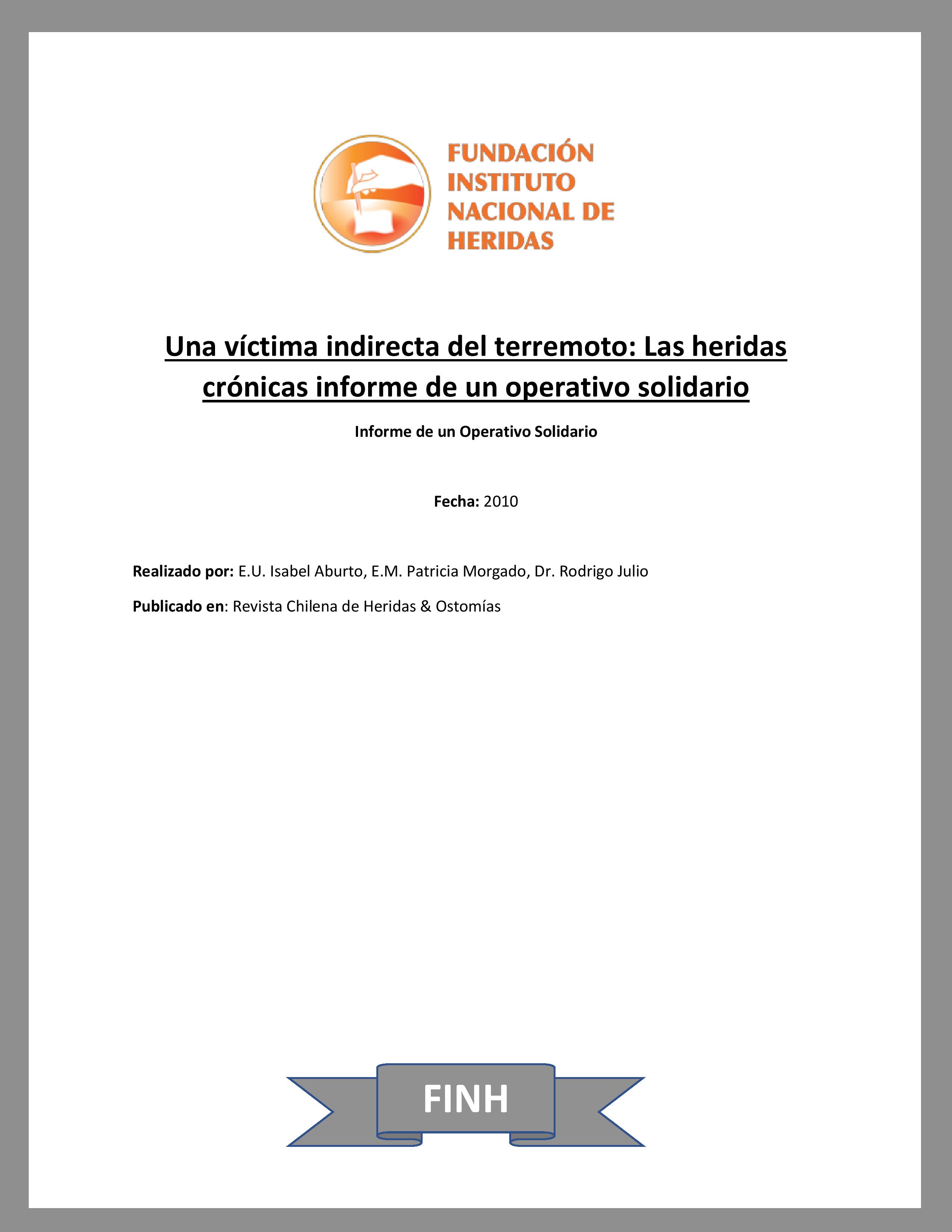 Trabajo 4: Estudio Heridas Crónicas y Terremoto