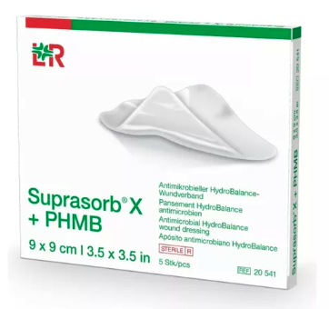 Evaluación Suprasorb X + Phmb